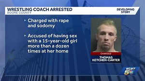 Wrestling coach arrested for alleged sexual relationship with teen
