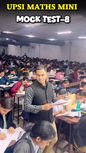 Upsi maths mini Mock test-8 #motivation