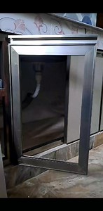 modular kitchen basket side door setting #fbreelsviral #modularkitchen #aluminumfabrication #aluminum #shorts | Shiju Ikbal