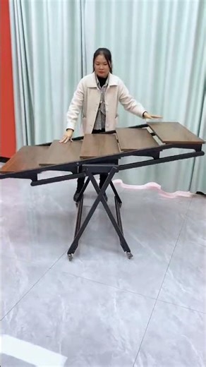 Convertible Shelf to Dining Table | Space-Saving#diningtable #storage #cabinet #table #shelfdisplay