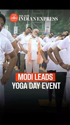 PM Modi Performs Yoga in Kolkata on International Yoga Day, Highlights Healthy Ageing Theme