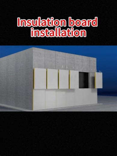 Insulation board installation