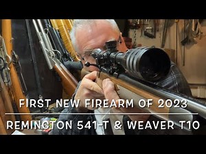 First new firearm for 2023! Remington 541-t with a Weaver T-10 scope. Gorgeous!
