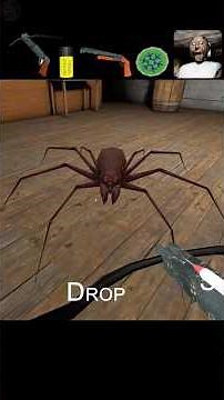 All weapon test to kill spider 🕷️ #granny #trending | grandpa granny wala game definition hindi