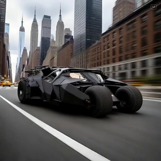 Batman's Tumbler Batmobile Unleashed on City Streets | 4K #shorts