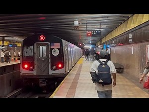 IND 63rd Street line: (F) & (R) Train Action @ 21st Street Queensbridge!