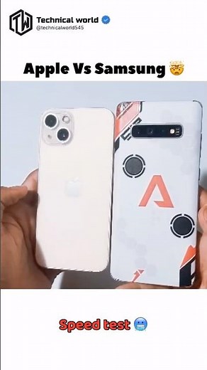 iPhone 13 Vs Samsung S10+ 🤯#Speed test 🥶#which is faster 🤔