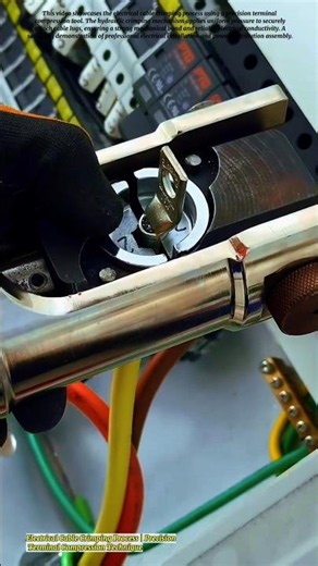 Electrical Cable Crimping Process | Precision Terminal Compression Technique