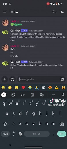 How to Set Up Rolls with Carl Bot on Discord