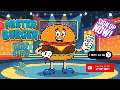 Mr. Burger’s 30-Minute Quiz Blitz! Starring Kira- Trivia Goddess and Quizmaster Darnell Quigley! #29