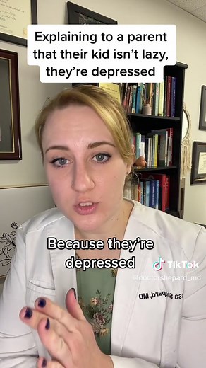 Disclaimer: most parents genuinely want to help and this is not how I would actually approach teaching a parent who didn’t understand depression. That being said, if you have a loved one with depression, calling them lazy or trying to motivate them with criticism is not helpful. Be kind and open to learning how you can be most helpful while they are struggling. #mentalhealthmatters #depressionanxiety #mentalhealth