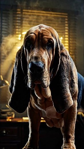The Ultimate K9 Detective: The Bloodhound 🕵️‍♂️🐕 #shorts #doghistory