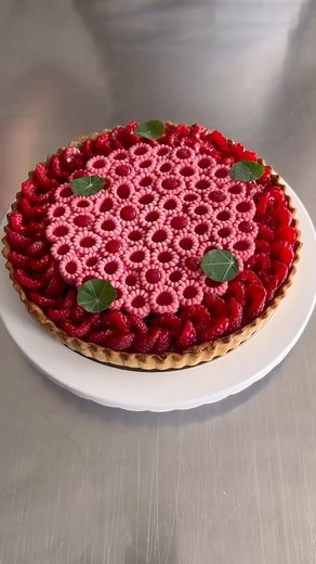 13K views · 91 reactions | Raspberry tarte. Sweet shortcrust pastry,...