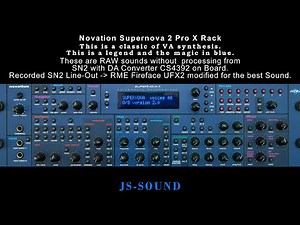 Novation Supernova II Pro X magic in blue
