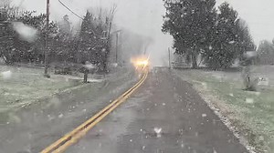 First snowfall accumulation in the Ohio Valley. Coal Hill Road, Steubenville | WTOV NEWS9
