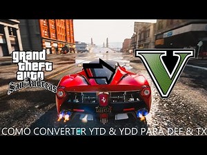 Como converter YTD & YDD PARA DFF & TXD