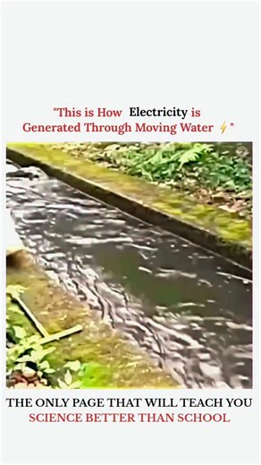 UNIVERSE | SCIENCE | TECHNOLOGY on Instagram: "a homemade hydroelectric generator model that converts the kinetic energy of moving water into electrical energy. How the Setup Works Kinetic Energy Capture: Flowing water pushes against a turbine or water wheel (the blue paddles in the image), causing it to rotate. Mechanical to Electrical Conversion: The rotating turbine is connected to a generator (the white box on the left) via a shaft. The generator then converts this rotational (mechanical) en