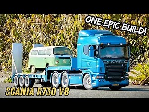 From Toy to BEAST: Bruder Scania R730 Full Realistic RC Truck Transformation (With Flatbed Trailer)