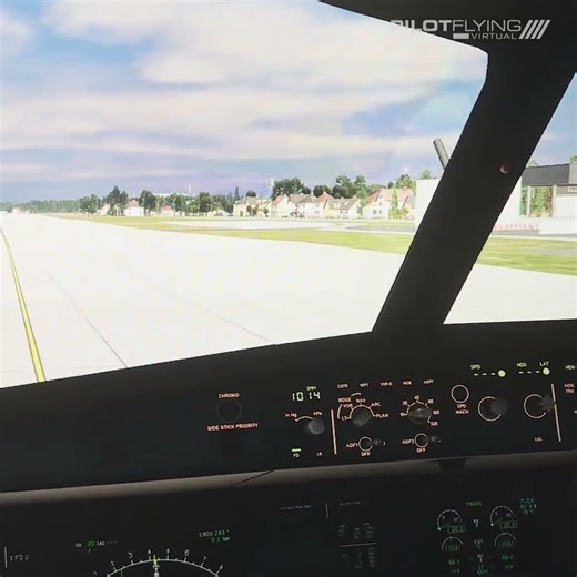 Taxiing to the runway | Airbus A320neo cockpit view | PFV #shorts