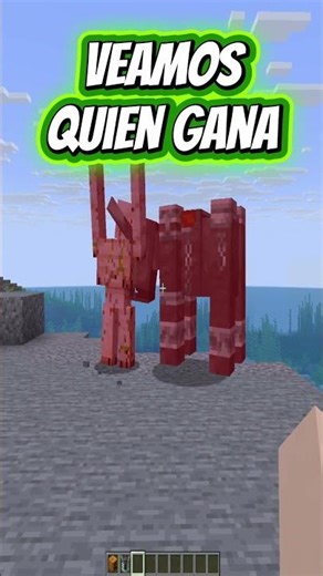 Iron Golem vs. Devastator in Minecraft! #shorts #minecraft #minecraftshorts