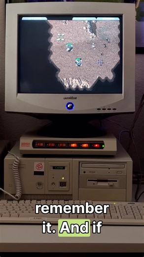 Command & Conquer on real 486 hardware from 1995. Before this, strategy games had MIDI beeps and basic sound effects. Then Westwood Studios gave us Frank Klepacki's industrial metal soundtrack through CD audio. That theatrical install sequence with EVA's voice. The TV channels flipping. Kane's full-motion video briefing. The sound of machine guns, tanks rolling, and explosions that filled your friend's basement. This wasn't just better graphics or faster gameplay. This was the moment real-time s