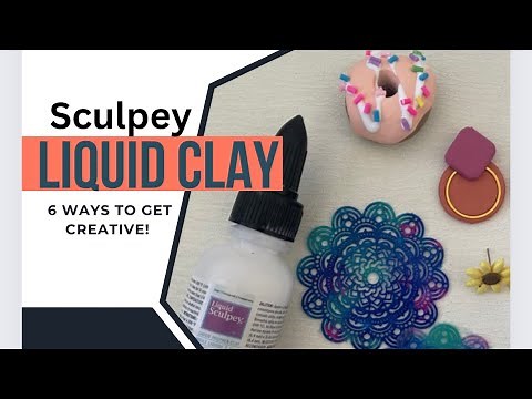 Sculpey Liquid Clay | 6 ways to use and be creative | jewellery making | beginner | tutorial