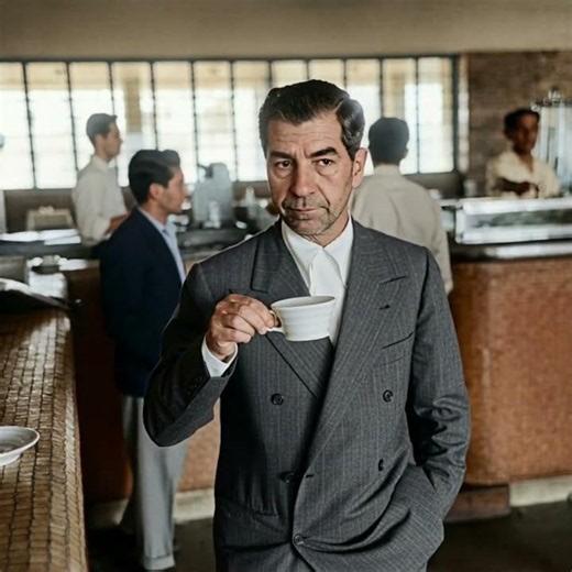 Lucky Luciano - Cosa Nostra - Rare Color Photo Moments Revived #history #mafia #godfather