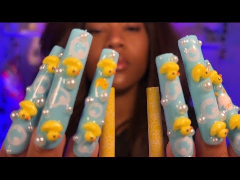 INTENSE ASMR Mouth Sounds 👄 Camera Tapping, Scratching & 4x Long Nails