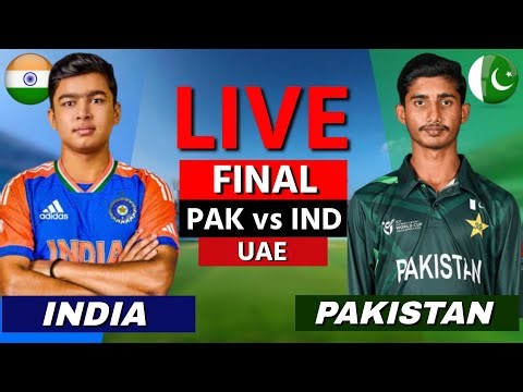 🔴 INDIA U19 VS PAKISTAN U19, LIVE CRICKET SCORES, FINAL MATCH | PAK U19 VS IND U19 | 1ST INNINGS