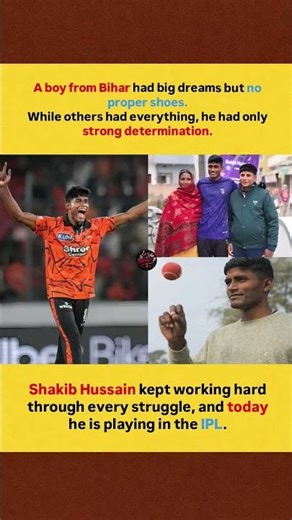 Shakib Hussain’s journey to the IPL is a script written in sweat, sacrifice, and unshakable spirit.⚡