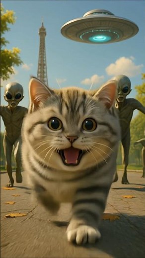 Fat Cat Gets Chased by Aliens… And Then THIS Happens! 👽😱