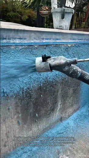 Pool Waterproof Coating Process 💦