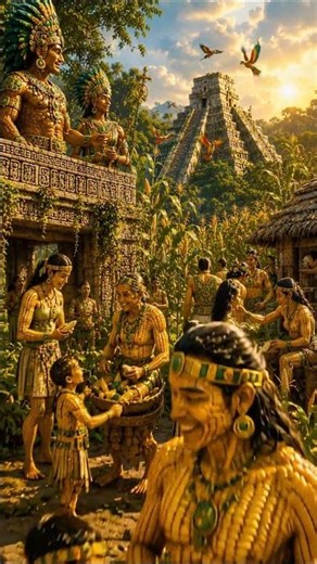 🌽 The Maya Myth of How Humans Were Created from Corn