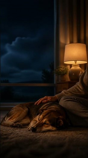 雷の音を怖がる犬に35秒BGM #Shorts｜Calming Music for Dogs