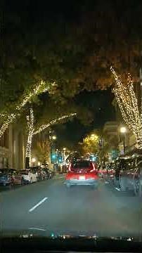 Drove thru beautiful downtown Frederick Maryland holiday lights