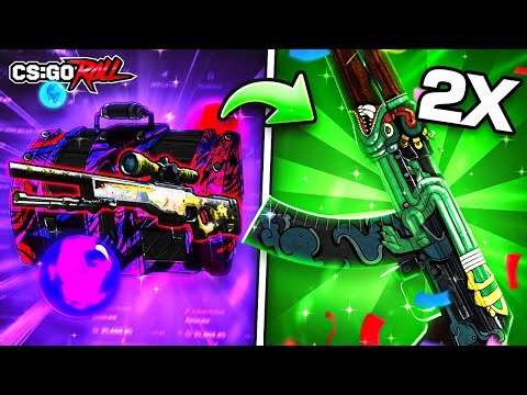 CSGOROLL DOUBLE AK FIRE SERPENT WIN?!