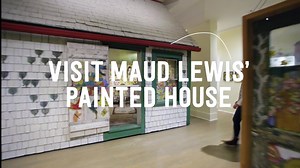 #HandpickedHalifax Experience #23 🏷: Visit Maud Lewis' painted house at the Art Gallery of Nova Scotia 🏠🖌 See the home where this beloved Nova Scotian folk artist lived and worked, using everything from scraps of wallpaper to beach rocks, to the walls of her home as her canvas 🎨 | Discover Halifax