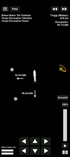 mendaratkan Rover di bulan#fypp#rover#bulan#roket#spaceflightsimulator