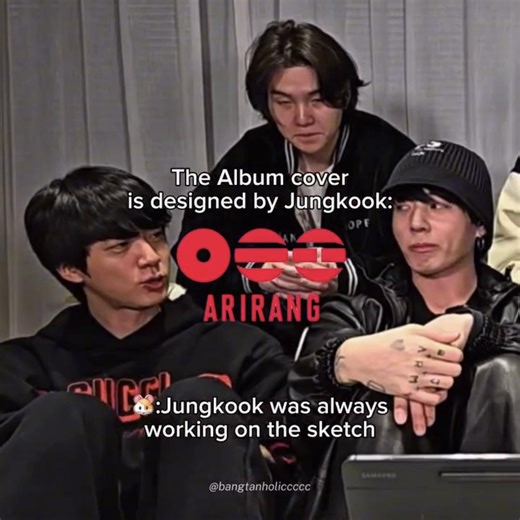 JUNGKOOK DREW THE LOGO FOR THEIR NEW ALBUM ARIRANG 😍 CERTIFIED TALENTED GOLDEN MAKNAE 😍💜 @BTS #btsofficial #btstrending #btsspotifyarirang #goldenmaknae #btsalbumarirang