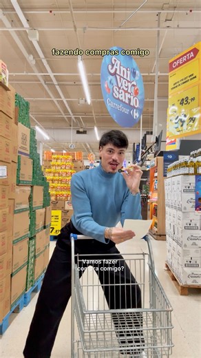 Bomtalvão on Instagram: "FAZENDO COMPRAS COMIGO! O @carrefourbrasil está completando 50 anos e quem ganha o presente é você! Nas compras acima de 150 reais, você concorre a 50 anos em compras grátis, 50 mil em prêmios direto no caixa, sorteios semanais de 5 mil reais, e quem é cliente meu Carrefour ou quem paga usando com o cartão Carrefour, ganha um número a mais da sorte! Tudo né? Ah, você não vai participar não? VAI PARTICIPAR SIM 💥 #bomtalpubli #publicidade #AniversarioCarrefour50anos #Carr