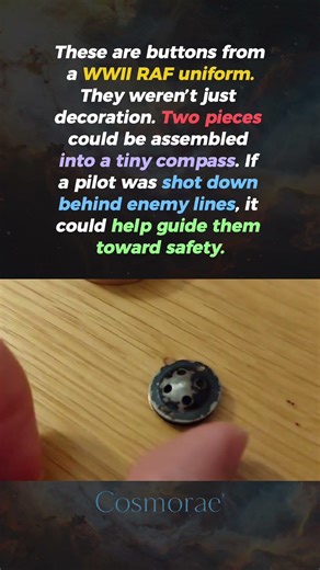 WWII Buttons That Secretly Formed a Compass..