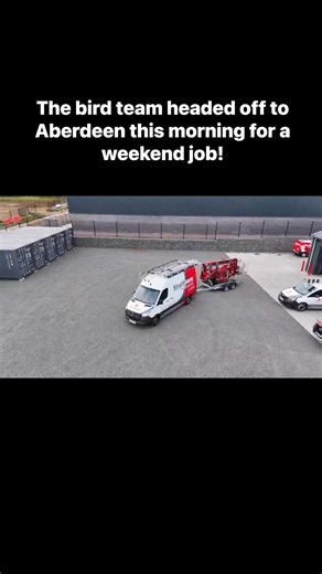 The bird team heading up to Aberdeen for the weekend! #aberdeen #birdlife #pestcontrol #scotland | Strathearn Pest Control