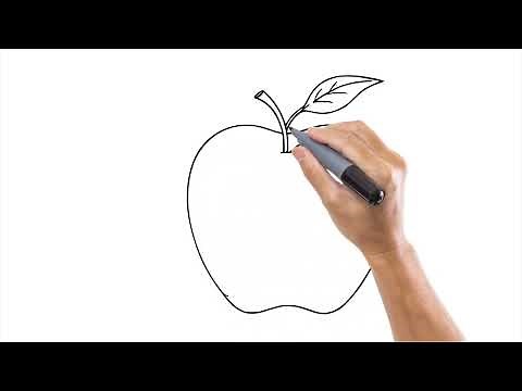 How to Draw an Apple – Drawing Tutorial