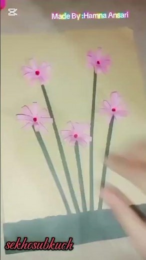 How to Design Paper Flowers Frame Shorts