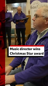 Over the festive period BBC North West Tonight will be honouring the Christmas Stars doing incredible work in their community. The first winner to be awarded was Tony Brindle who runs the Poulton People's Choir. Watch the latest North West Tonight here: https://bbc.in/3ONBssO | BBC Merseyside