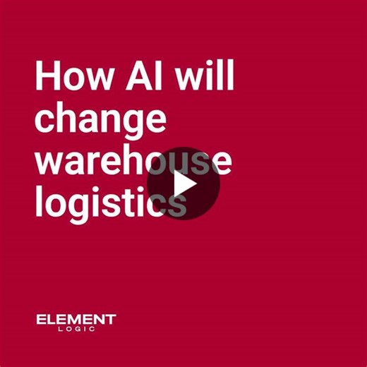 AI is going to reshape warehouse logistics. Not all at once. But faster than many businesses think. Watch Element Logic® UK Ireland MD, Scott Torrington, MAPM s take on what’s coming in the next… | Element Logic®