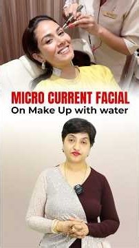 Micro Current Facial On Make Up With Water | Celebrity Microcurrent Facial Myth Exposed |Real Truth
