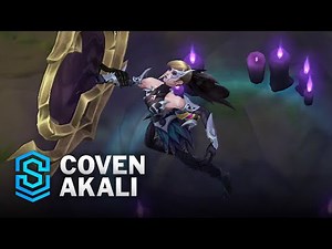 Coven Akali Skin Spotlight - Pre-Release - PBE Preview - League of Legends