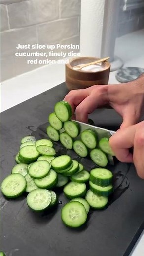 🥒LOW CARB MEDITERRANEAN CUCUMBER SALAD