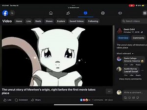 Pokemon Mewtwo crying when he wet his diaper